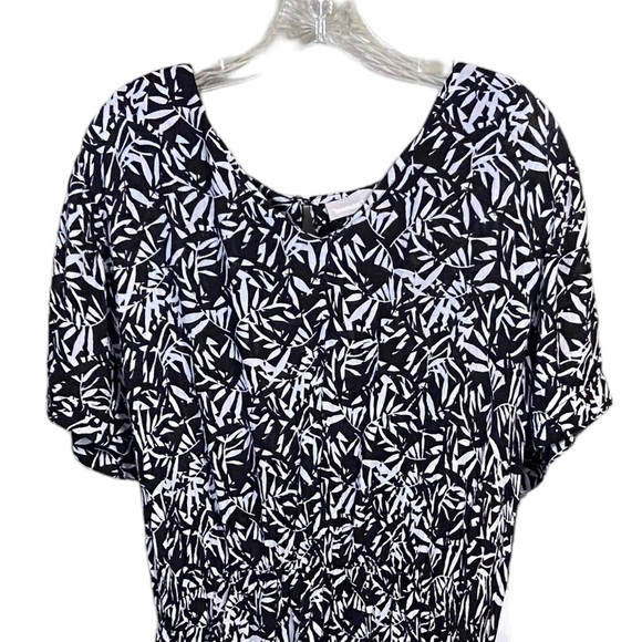 WOMEN WITHIN SZ 18 PRINTED TIE WAIST MAXI DRESS - Picture 3 of 7